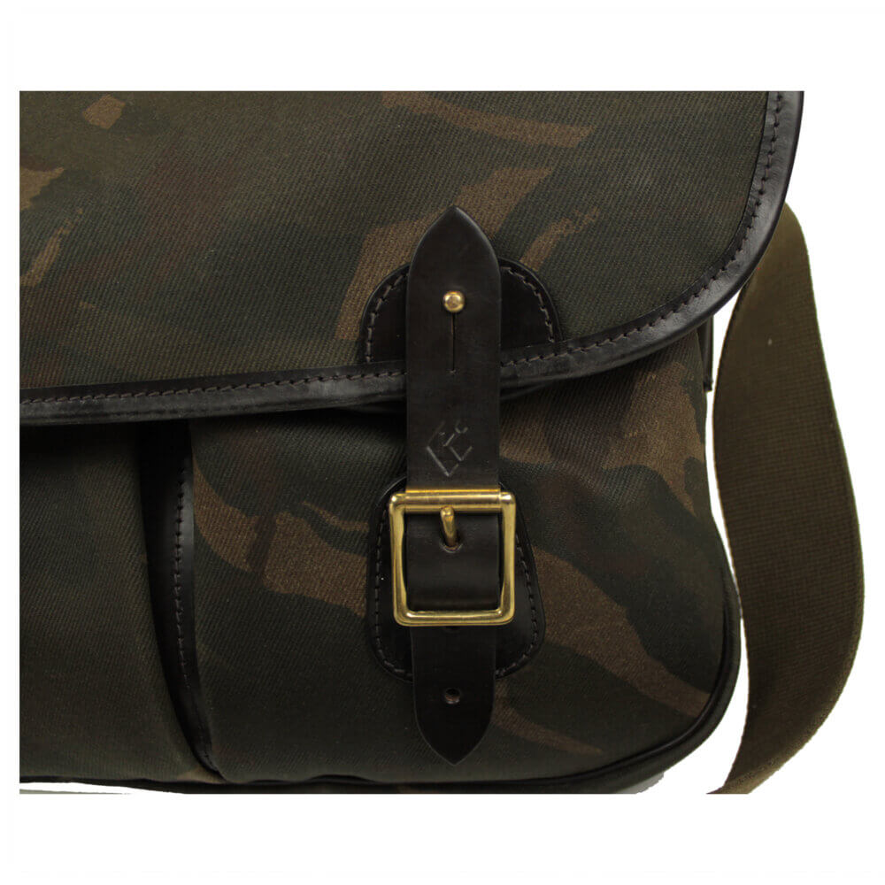 Waxed Camo Carry-All Bag by Croots England