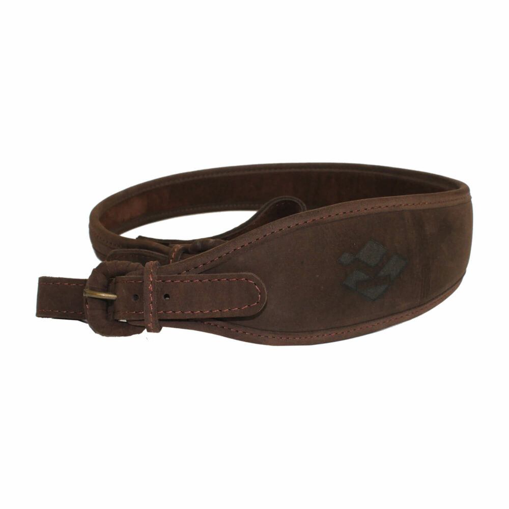 Krieghoff Nubuck Cowhide Rifle Sling, Brown