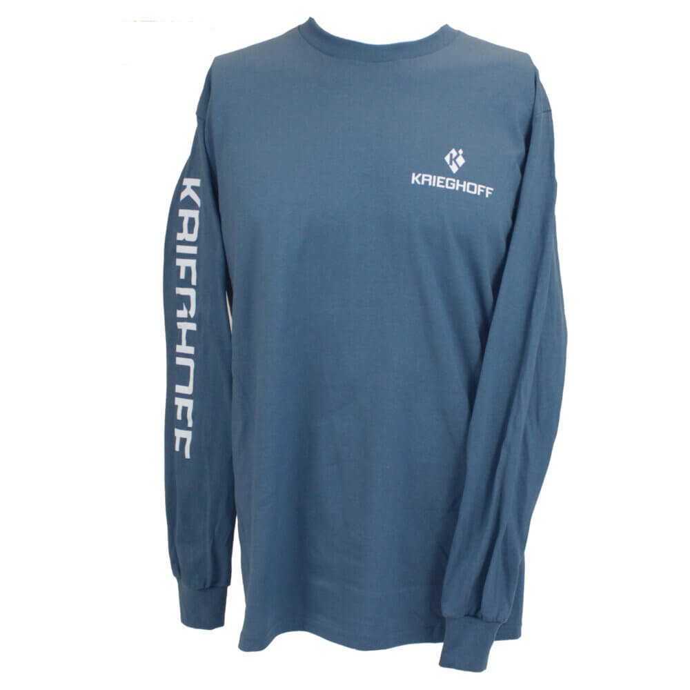 Krieghoff Long Sleeve T-Shirt, Indigo Blue