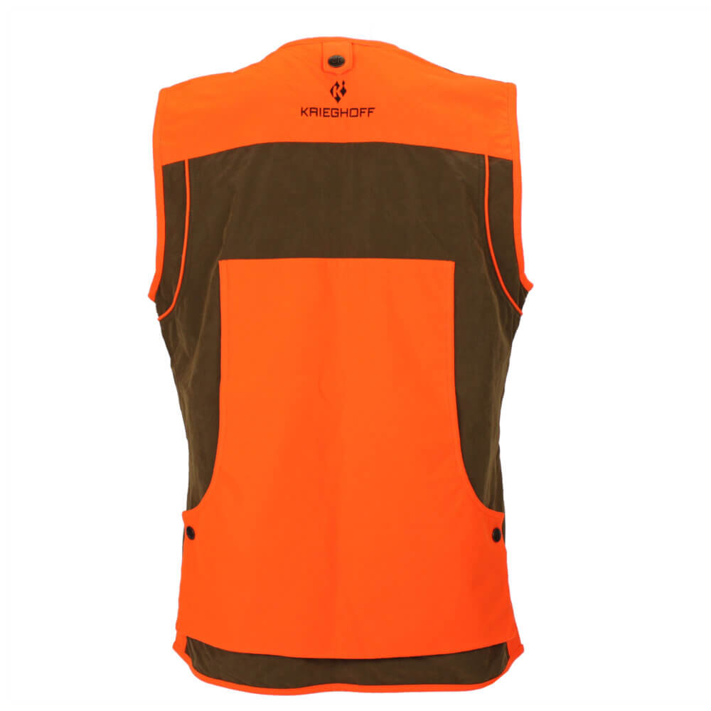 “Cevrus” Hunting Vest by Club Interchasse, Brown/Orange